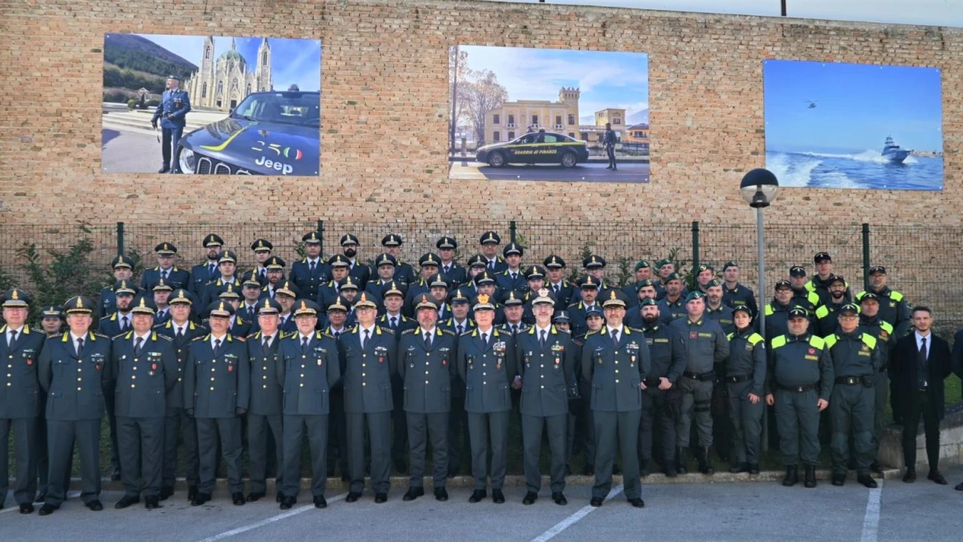 Guardia di Finanza: il comandante interregionale dell’Italia Meridionale Augelli in visita al comando regionale del Molise.